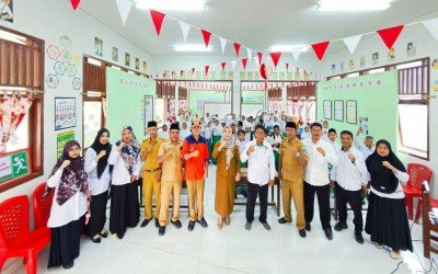 Perkuat Kesiapsiagaan Siswa, MIN 1 Bolsel Gelar Sosialisasi dan Simulasi Mitigasi Bencana Bersama BPBD Bolsel